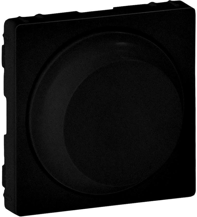 Legrand Valena LIFE Black. Лицевая панель для светорегулятора с поворотной ручкой. Антрацит.