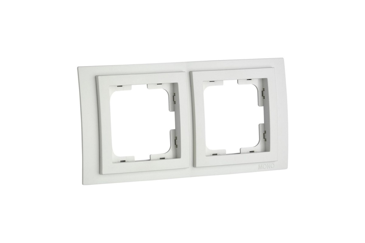 Рамка на 2 поста Mono Electric Larissa бел. 103-191900-161