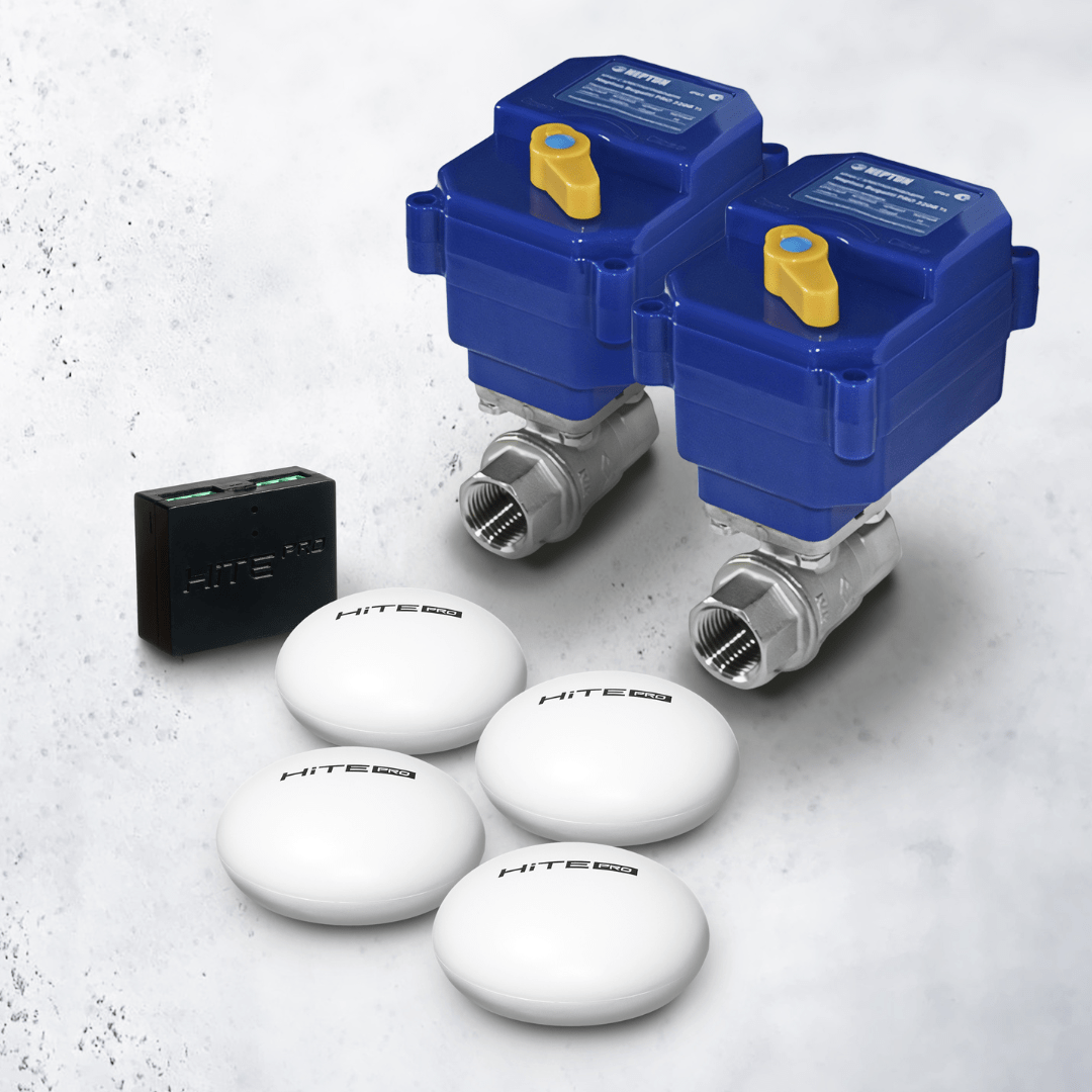 Комплект для защиты от протечек, Neptun Bugatti Pro, 4 дат., D1/2 HiTE PRO