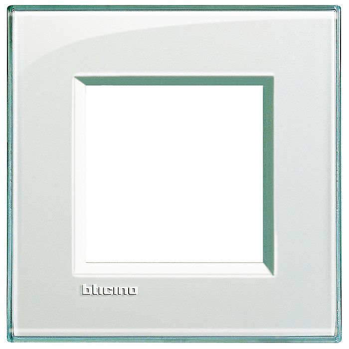 Рамка 1 пост BTicino LIVING LIGHT, горизонтальная, морская вода, LNA4802KA