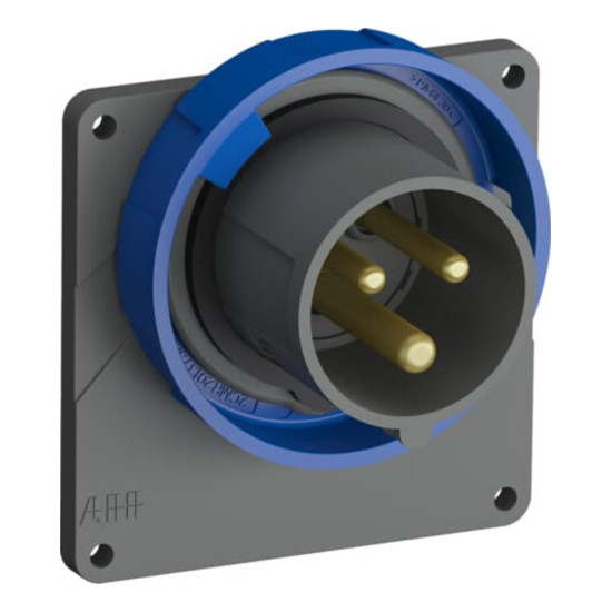 2CMA101259R1000 Вилка с прямым фланцем Easy&Safe 216EBU6W,16A,2P+E,IP67,6ч