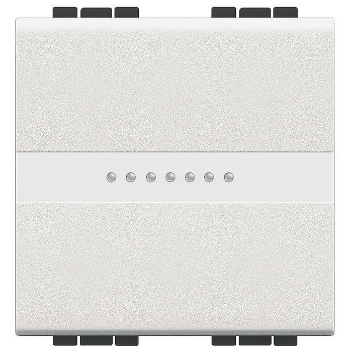 Выключатель одноклавишный BTicino LIVING LIGHT, белый, N4053M2A