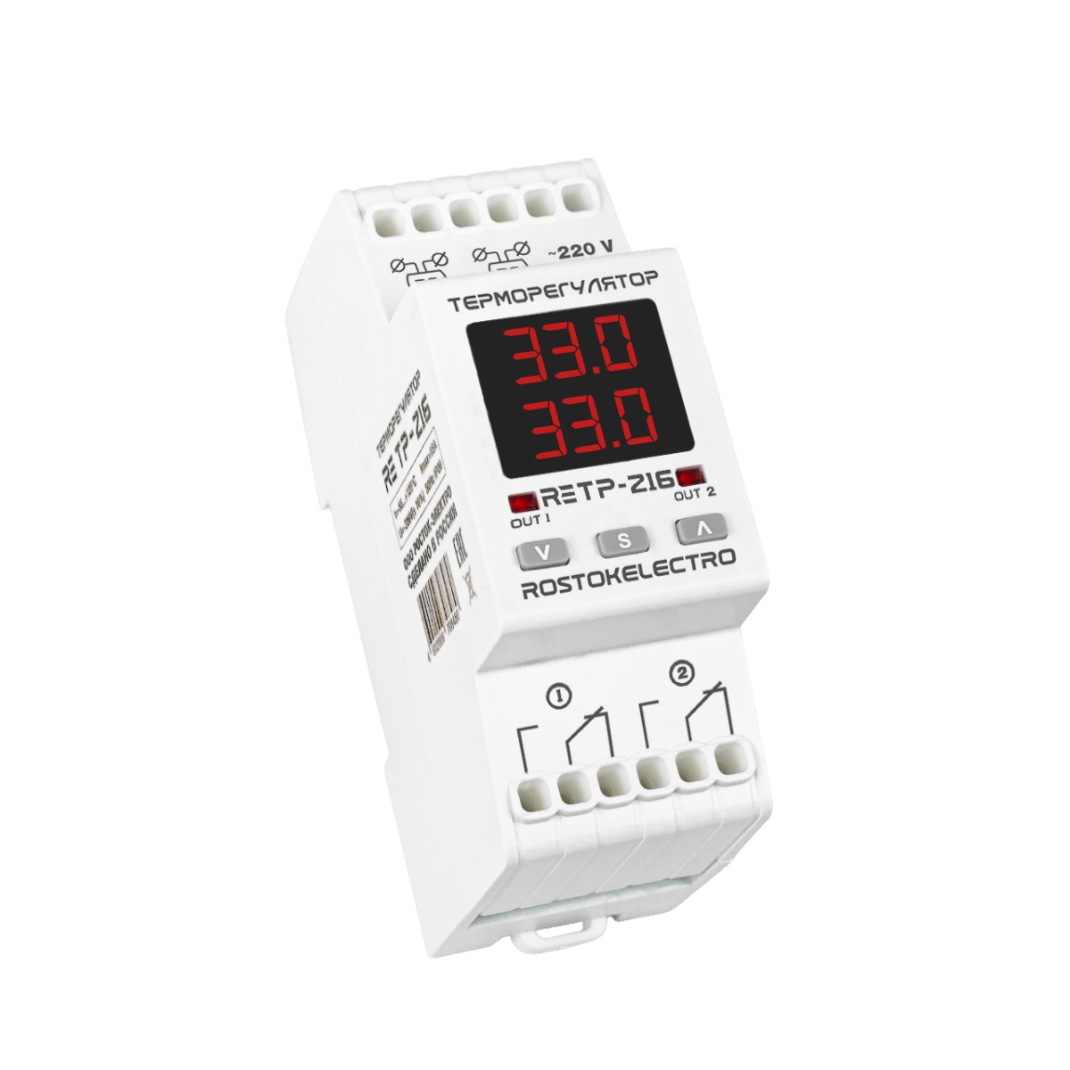 Терморегулятор RE ТР-216 RostokElectro (DigiTOP)