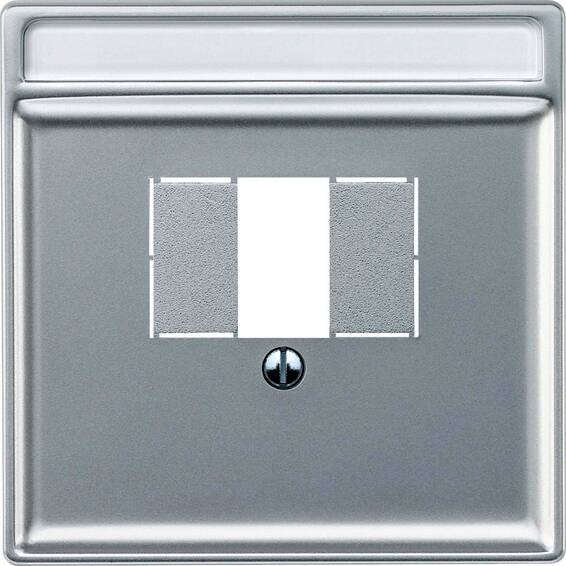 Накладка на розетку USB Schneider Electric MERTEN SYSTEM DESIGN, скрытый монтаж, алюминий, MTN297860
